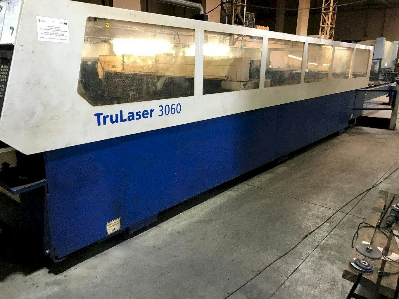 Vista frontal de la máquina Trumpf Trulaser 3060