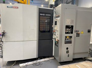 Vista frontal de la máquina DMG Mori Seiki NHX4000