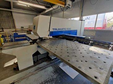 Vista frontal de la máquina Trumpf Trumatic 500