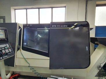 Vista frontal de la máquina DMG MORI CTX 510 V3 Ecoline